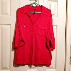 Cathy Woman 3/4 Sleeve Top 2X